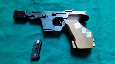 Se vende pistola Walther GSP, tiene dos cargadores. El precio es de 600 euros. 01