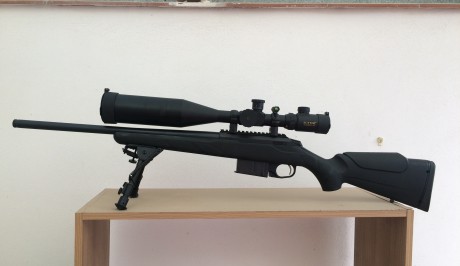 Hola compañeros por no poder usar tengo que desprenderme de este precioso rifle.Es un TIKKA T3 TCR en 02