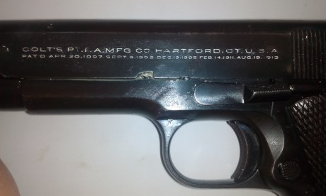 Busco punto de mira ,alza y rabera sobredimensionada para una colt 1911 a1.mi tlf es 615496884 atiendo 10
