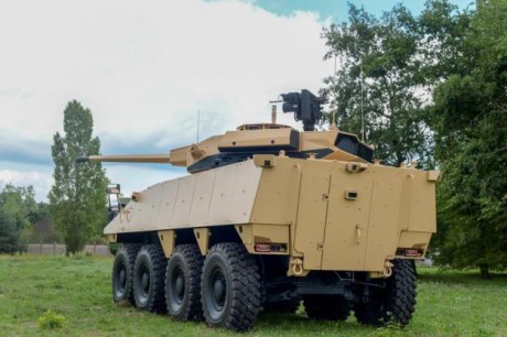 El VBCI-2 en lo que va a ser la versión de combate de infanteria , con la torre T40 de Nexter Systems, 04