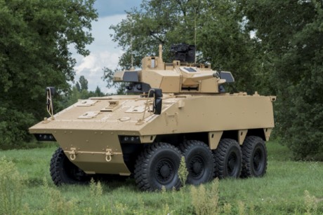 El VBCI-2 en lo que va a ser la versión de combate de infanteria , con la torre T40 de Nexter Systems, 00