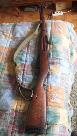 Mosin nagant modelo corto m38.calibre 7,62x54r.con maneta de cerrojo curbada.peine de recarga.correa y 00