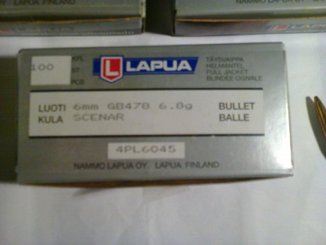 Se venden 300 puntas LAPUA SCENAR de 6mms. Peso 105 greins. 01