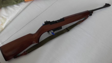 vendo carabina calibre 22 LR, replica del famoso fusil norte americano M1 Carbine. esta en perfecto estado 12