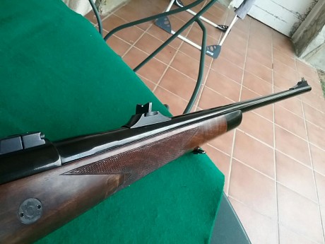    Buenas tardes

Pongo a la venta esta belleza de rifle, se trata de un Santa Bárbara De Luxe en calibre 10