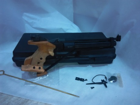 Hola,

Vendo pistola de Aire Baikal MP46-M, comprada hace un tiempo a un compañero del foro. (Hice puntuaciones 00