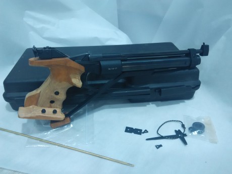 Hola,

Vendo pistola de Aire Baikal MP46-M, comprada hace un tiempo a un compañero del foro. (Hice puntuaciones 12