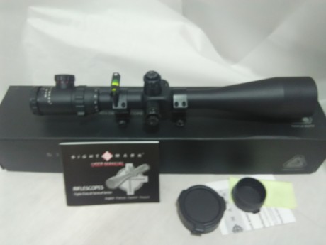 Tras una temporada retirado de la venta, vuelvo a poner en venta visor sightmark 10-40x56, esta en perfecto 11