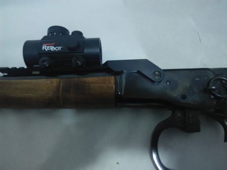 Vendo rifle palanquero Rossi en calibre 38 special / 357 Magnum.

El rifle funciona perfectamente, se 00