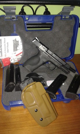 Buenas.
Pongo a la venta esta pistola  SMITH & WESSON  modelo Pro-series del calibre 9 mm parabellum 00