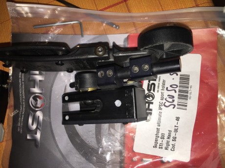 Hola
Vendo funda Súper GHOST para pistolas STI-SPS-INFINITY, para mano derecha. Precio 90 euros 
Poco 01