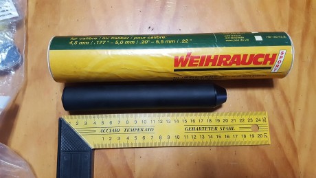 Vendo silenciador WEIHRAUCH para carabinas aire  4.5, 5 y 5.5mm. Rosca 1/2" UNF. Nuevo.


Precio 00