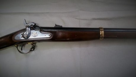 Se vende rifle Zouave fabricado por DIKAR, Calibre .58
Muy poco uso, aproximadamente 150 disparos. 01