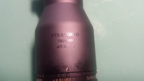 Vendo visor BSA PLATINUM de 3,5-10 X 50 tubo de 1"

Incluye tapa delantera Butler Creek

  Precio 02