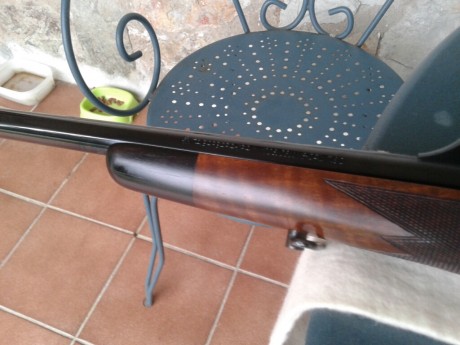    Buenas tardes

Pongo a la venta esta belleza de rifle, se trata de un Santa Bárbara De Luxe en calibre 161