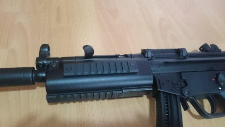 Buenas 

Vendo GSG 5 (MP5) calibre 22
Producto de German Sport Guns (GSG), replica muy conseguida del 60