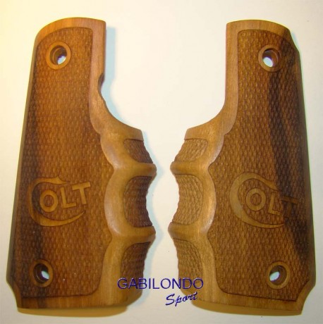 Vendo cachas para pistolas Colt 1911, y todos sus clones, en madera exótica de cocobolo.
-Picadas a 18 70