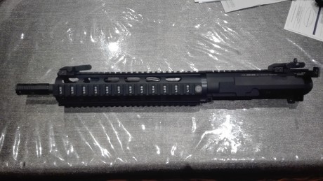 Vendo upper de rifle astra de 11 pulgadas. El modelo es el mk3 con tubo flotante. Es el.ultimo modelo. 150