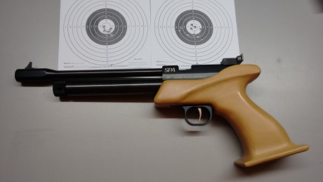 Buenas, hace un tiempo que compré una pistola de a.c para complementar como entreno del tiro del 22. La 00