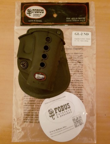  GL-2 ND nuevo modelo de funda de la marca Fobus, rígida fabricada en polímero para pistolas de la marca 00