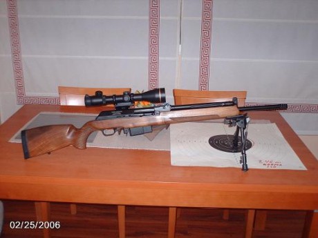 LA IDEA ES SUBIR FOTOS DE LOS MEJORES GRUPOS DE 5 DISPAROS LOGRADOS CON VUESTROS RIFLES.
Esto es a 150 20