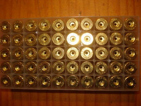 Hola foreros,

Pongo en venta un lote de vainas nuevas de la marca Geco y del calibre .45 ACP a 28 céntimos 02