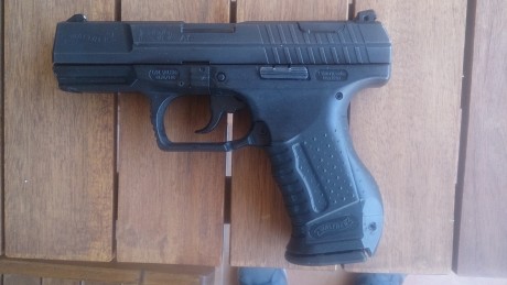 Vendo walter p99 9mm parabellum. En muy buen estado, se ha usado para el servicio, tanto yo como el anterior 12
