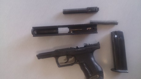 Vendo walter p99 9mm parabellum. En muy buen estado, se ha usado para el servicio, tanto yo como el anterior 20