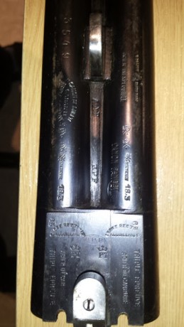 Hola 

Vendo escopeta AZ (Ascensio Zabala), calibre 12/70. Cañones de acero demiblok cromados, a espejo, 150