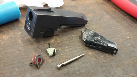 - Contrapeso gordo para cañón, incluye punto y sistema de fijación, mejora mucho la precisión. 20€ (opción 00