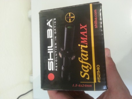 VISOR SHILBA SAFARI MAX
Vendo visor Shilba Safari Max 1, 5-6x24 con retícula iluminada de punto de punto 00