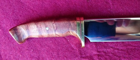 Cuchillo artesanal pedido por encargo, impecable, no cambios no rebajo. 185€ 12