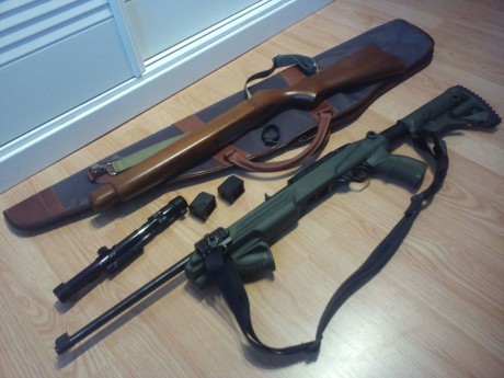 Fab Defense FIXED Stock for Ruger 10/22 w/ + complemento Angled Handle - R10/22 PTK, directamente importada 00