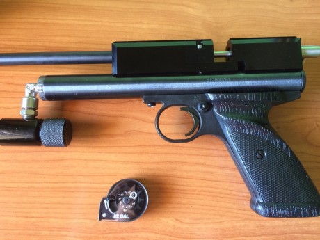 Hola a todos:
Vendo crosman 2240 de calibre 5,5.
Modificaciones realizadas:
-Kit multitiro de 5.5 con 02