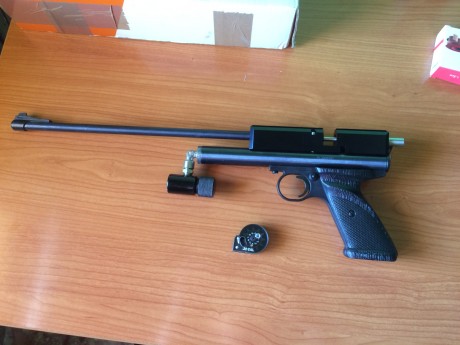 Hola a todos:
Vendo crosman 2240 de calibre 5,5.
Modificaciones realizadas:
-Kit multitiro de 5.5 con 01