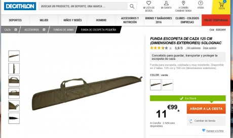 Hola!

Quería comprar un maletín (o 2) para mis carabinas. 

Había mirado en decathlon los de la marca 140