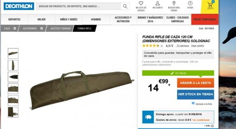 Hola!

Quería comprar un maletín (o 2) para mis carabinas. 

Había mirado en decathlon los de la marca 150