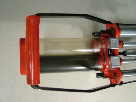 VENDIDA!!!- Maquina de recarga de cartuchería semimetalica Cal 12 marca LYMAN, modelo EASY SHOTSHELL de 11