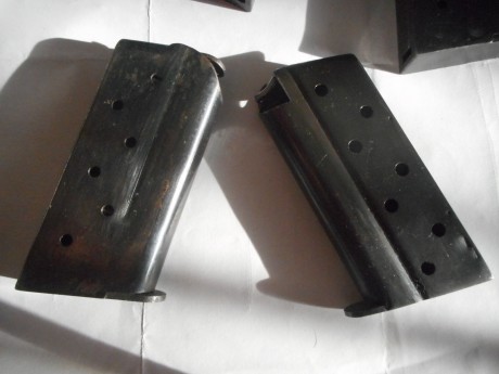 cargadores de carabina destroyer, 6 en excelente estado de conservación y 2 en  buen estado de conservacion, 00