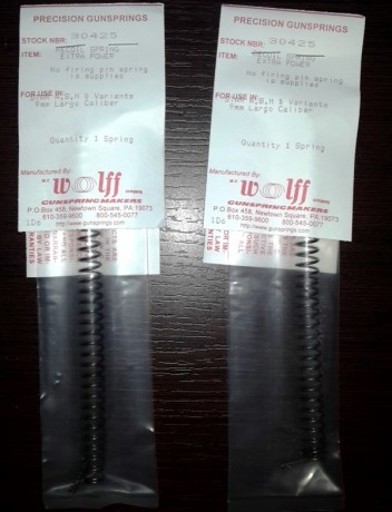 Se trata de dos muelles completamente nuevos en su paquete, son del tipo extra power que asegura un seguro 00