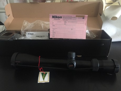 Vendo visor nikon prostaff 7  4-16X50,completamente nuevo,no se a montado,solo abierto caja para verlo,tambien 02