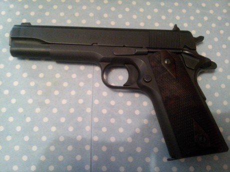 Cambio Colt 1991 A1 en estado de uso inscrita en libro de coleccionista por arma en uso inscrita en libro 01