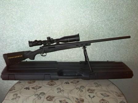 Un compañero me a pedido que ponga este rifle en venta, Remington 700 SPS Varmint calibre 22-250 , con 00