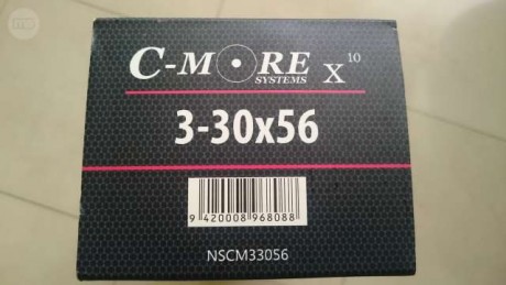 Hola ,pues eso vendo este visor de la marca c-more es un 3-30x56 en excelentes condiciones como nuevo,con 20