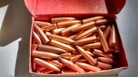 Hola vendo 300 puntas winchester de 6mm para calibre 243, son de un compañero del club que no maneja internet, 00