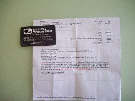    VENDIDO    






GLOCK 17 4 Generación 9mm GATILLO DE COMPETICIÓN

  
BIEN PARA GLOCK GEN $ 17 y 19 01