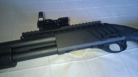 Buenos Días,
Vendo esta Montura de la Marca MESA TACTICAL INC. (California, USA), comprada en BROWNELLS, 00