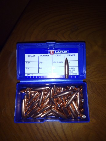 Por la venta de mi izhmas y no poder usarlas vendo estas puntas que me sobraron 

Privi fmj 174 grs - 01