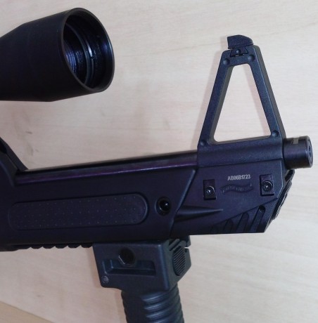 Se vende carabina semiautomática Walther G22 calibre 22lr, prácticamente nueva, color negro mate, dos 10