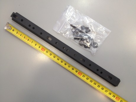 VENDO este rail Picatinny, NUEVO, nunca se ha usado.

Se trata de un rail para montar en el guardamanos 02